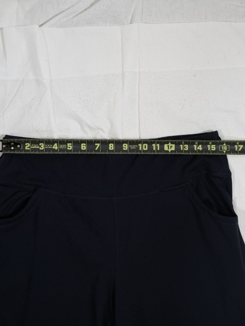 Promover Navy Active Pants XXL Wide Waistband Pocketed Yoga Pants - Picture 5 of 6